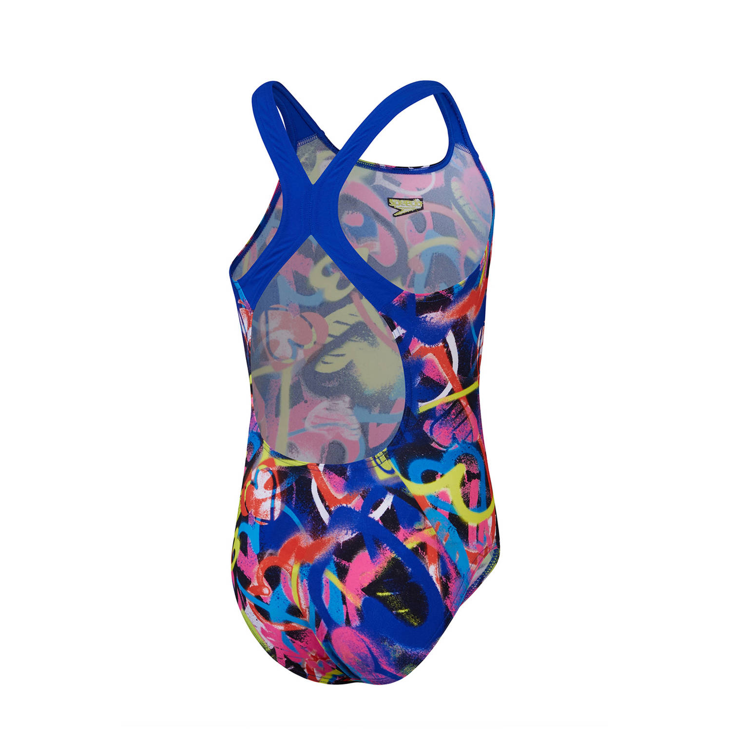 Speedo Endurance+ sportbadpak Powerback blauw roze geel