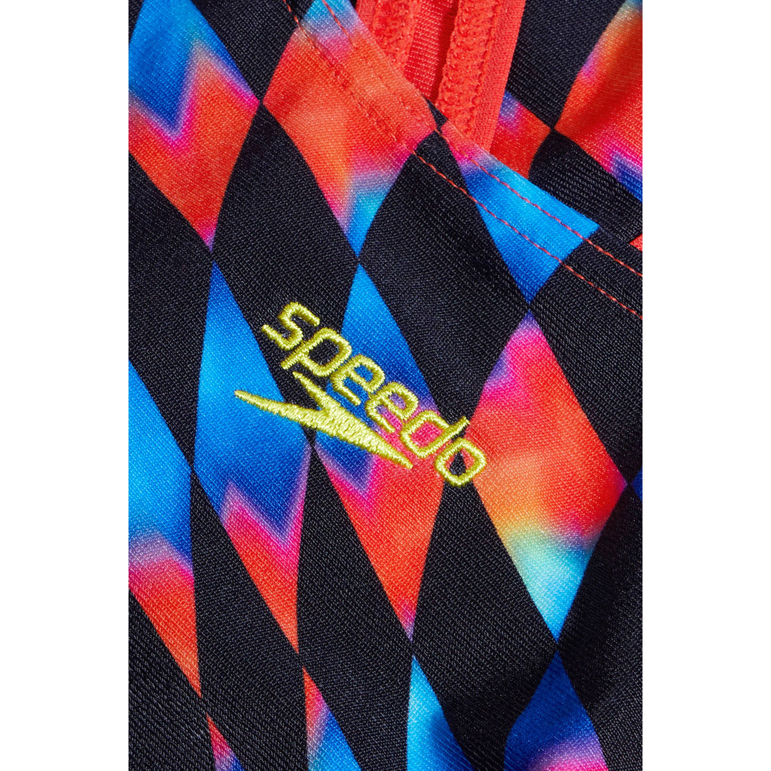 Speedo Endurance+ sportbadpak Leaderback zwart roze geel