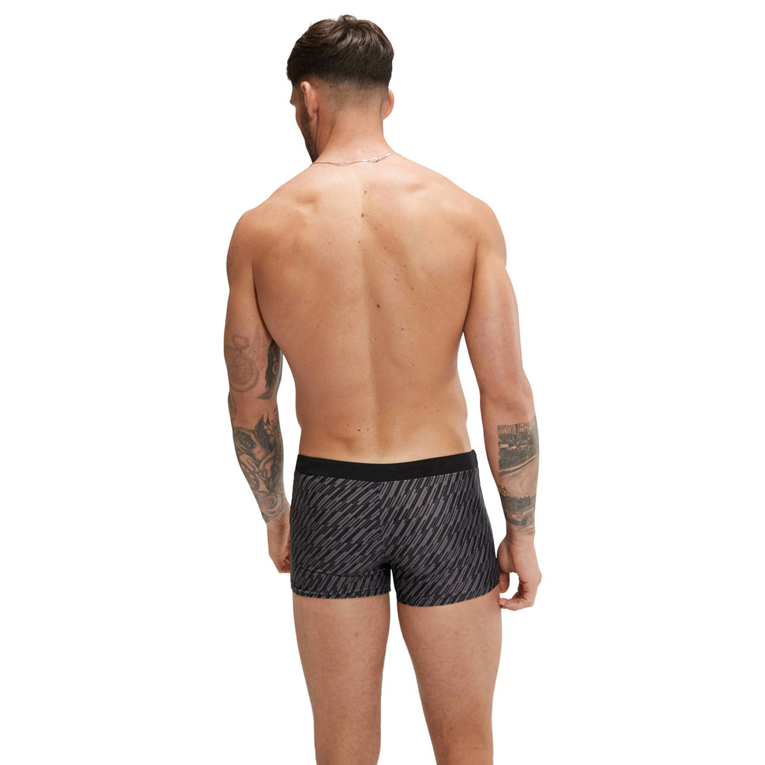 Speedo EnduraFlex zwemboxer Valmilton zwart grijs