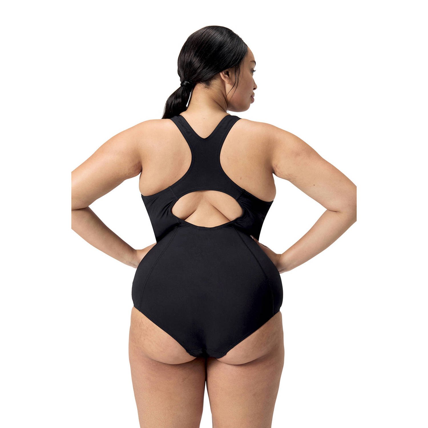 Speedo Endurance+ sportbadpak Placement Medalist zwart blauw