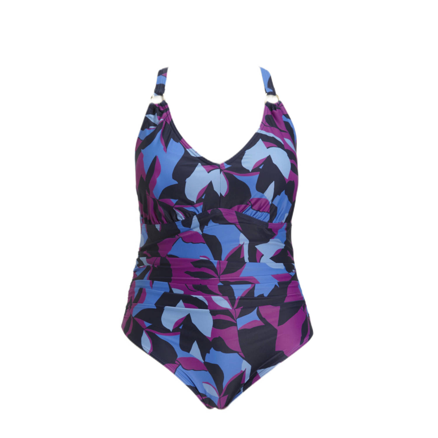 Speedo corrigerend badpak blauw roze