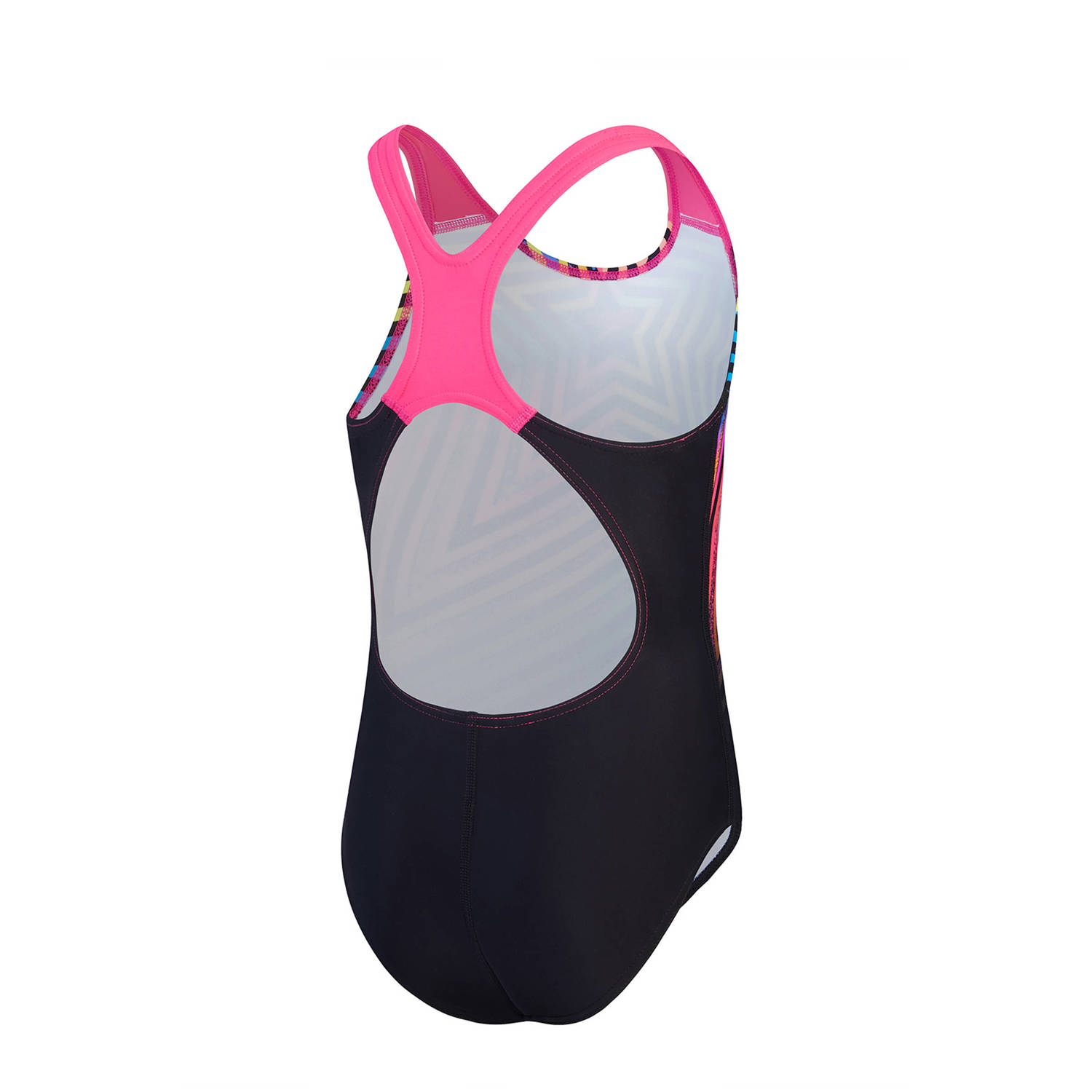 Speedo EnduraFlex sportbadpak Leaderback zwart geel roze