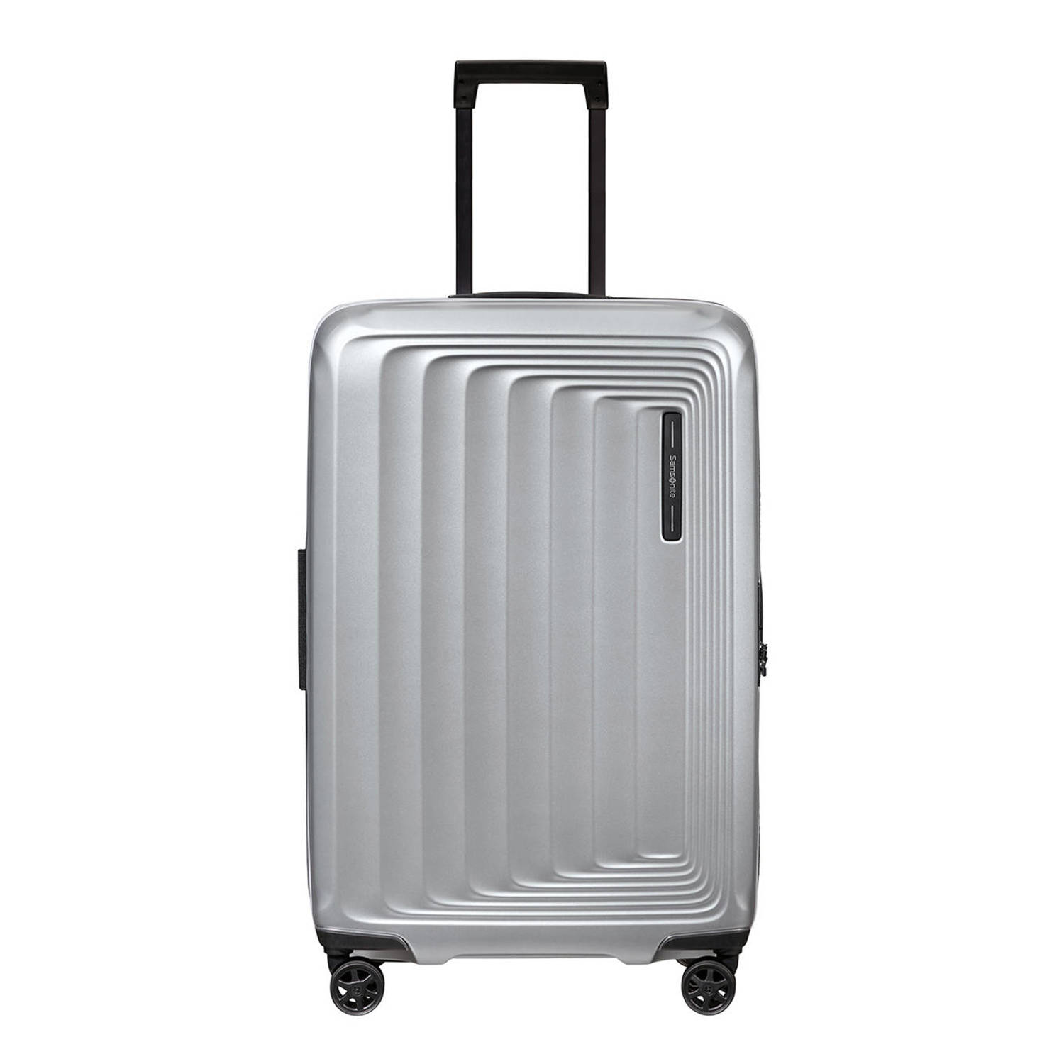 Samsonite trolley Nuon 69 cm. Expandable zilverkleurig