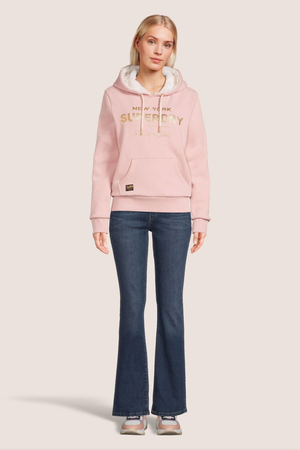 Superdry roze hoodie Clearance