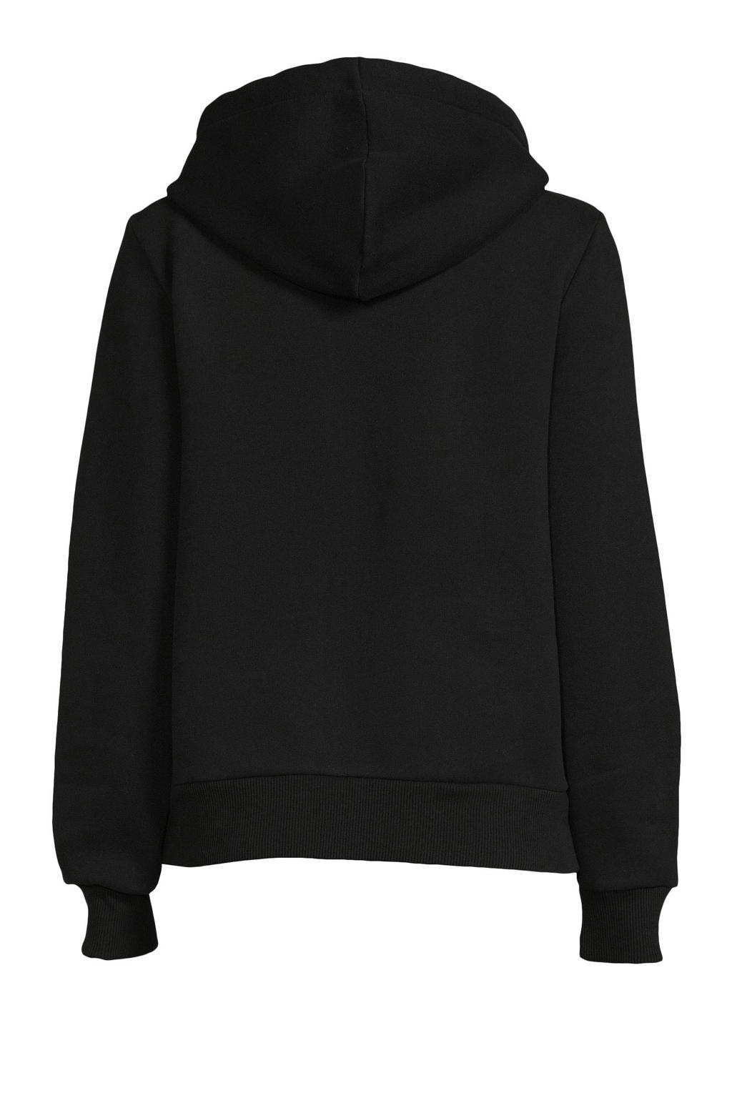 Superdry hoodie EMBELLISHED VL HOODIE met printopdruk zwart wehkamp