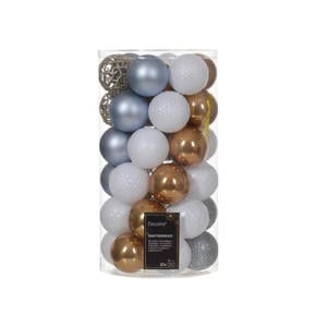 kerstbal Mix (set van 37)  (ø6 cm)
