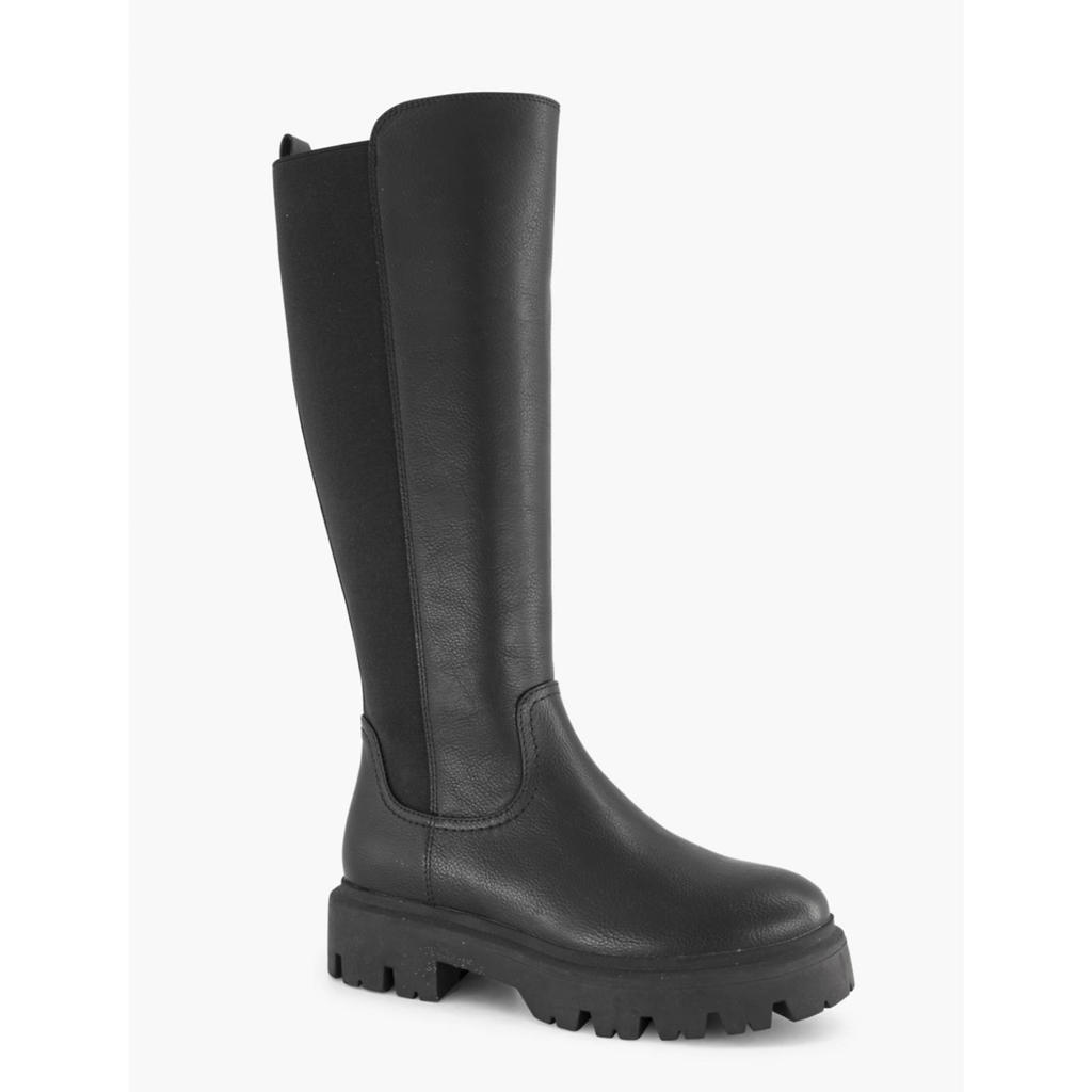 Tamaris Korte laarzen - black patent/zwart-metallic