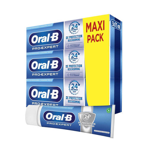 Wehkamp Oral-B Pro-Expert Gezond Wit tandpasta - 3 x 75 ml aanbieding
