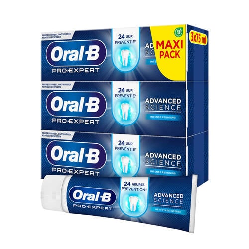 Wehkamp Oral-B Pro Expert Advanced Sc Deep Clean tandpasta - 3 x 75 ml aanbieding