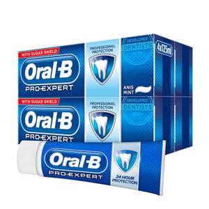 Pro-Expert Professionele Bescherming tandpasta - 4 x 125 ml - verpakt in gerecycleerd karton