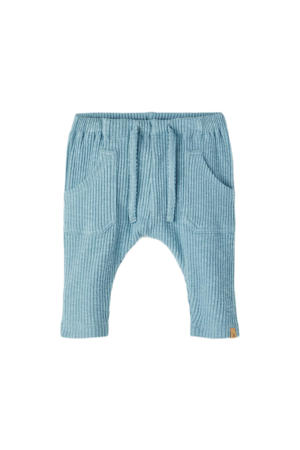 baby corduroy regular fit broek NBMRAJO babyblauw