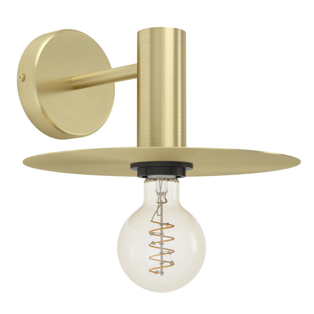 EGLO Escandell Wandlamp - E27 - 25 cm - Goud - Staal
