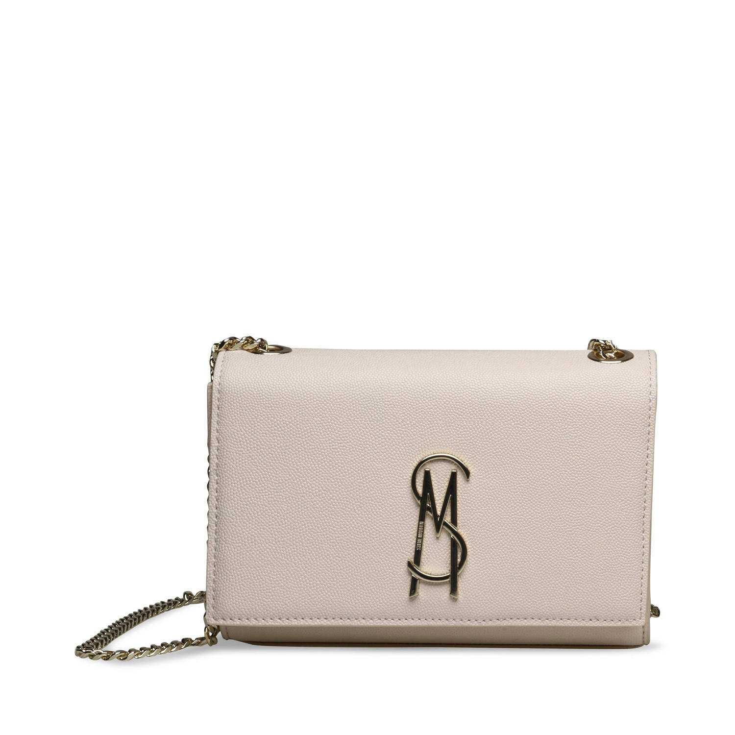 Steve Madden Beige Leren Schoudertas Bramonie Beige Dames