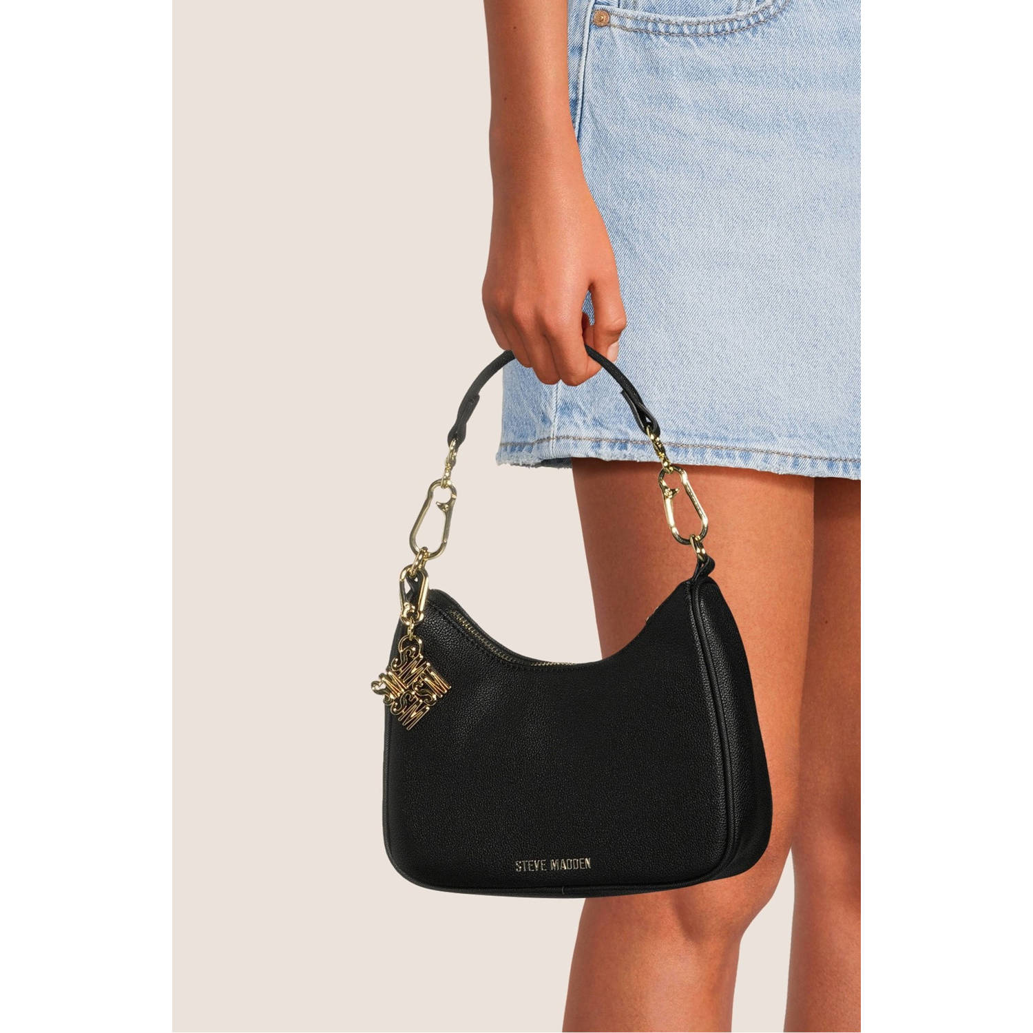 Steve Madden crossbody tas Bprime zwart