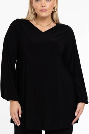 tuniek DOLCE van travelstof zwart