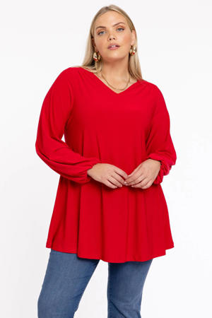 tuniek DOLCE van travelstof rood