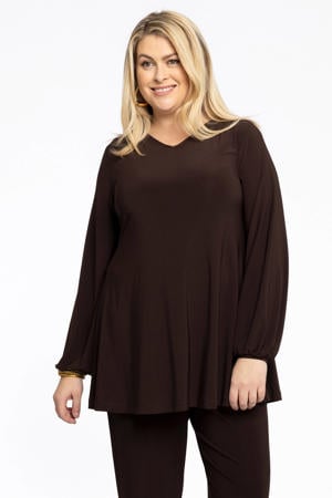 tuniek DOLCE van travelstof bruin