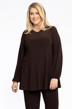 tuniek DOLCE van travelstof bruin
