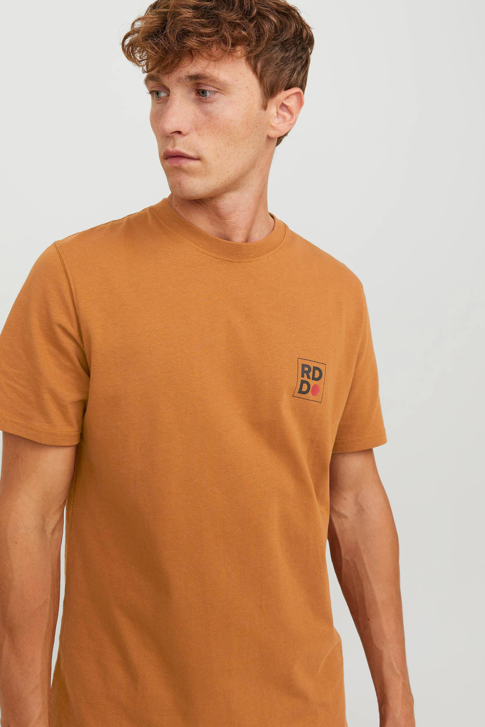 Oranje oversized online shirt