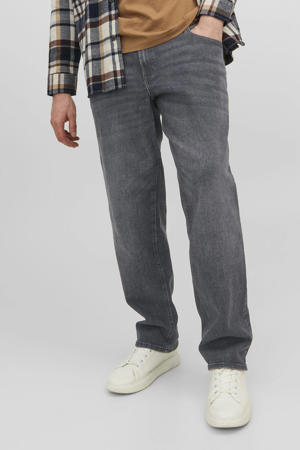 tapered fit jeans JJIMIKE Plus Size black denim