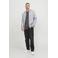 JACK & JONES PLUS SIZE gemêleerd sweatvest JJEBRADLEY Plus Size grijs