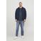 JACK & JONES PLUS SIZE sweatvest JJEBRADLEY Plus Size donkerblauw