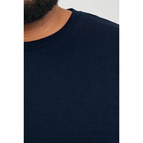 JACK & JONES PLUS SIZE sweater JJEBRADLEY Plus Size donkerblauw afbeelding