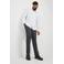 JACK & JONES PLUS SIZE gemêleerde slim fit chino JPSTMARCO Plus Size grijs