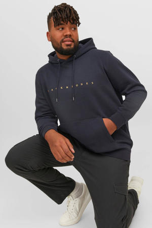 hoodie Plus Size donkerblauw