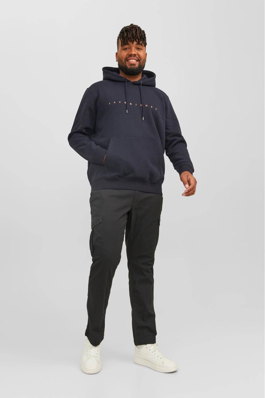 JACK & JONES PLUS SIZE hoodie Plus Size donkerblauw