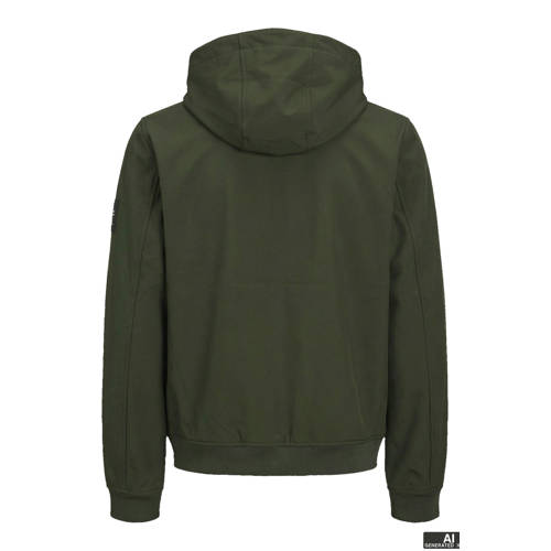 JACK & JONES PLUS SIZE softshell jas JJEBASIC Plus Size groen afbeelding