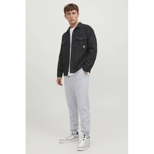 JACK & JONES PANTS STUDIO regular fit joggingbroek JPSTGORDON JJBRADLEY light grey melange afbeelding