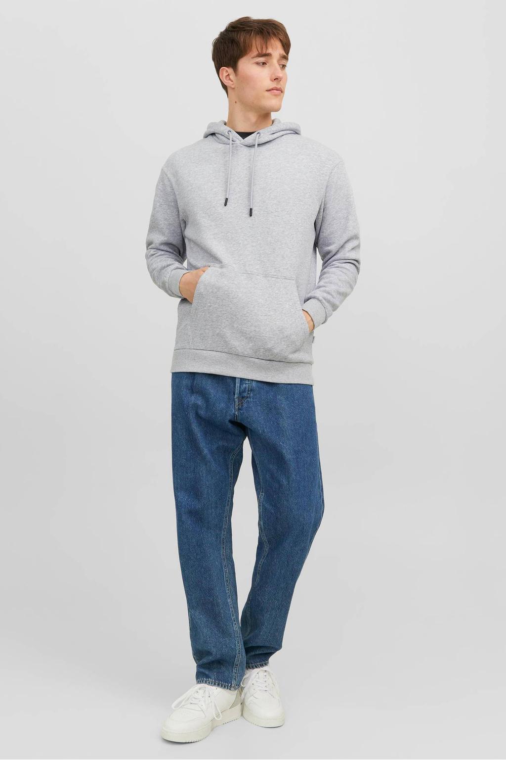 JACK & JONES ESSENTIALS hoodie grijs melange