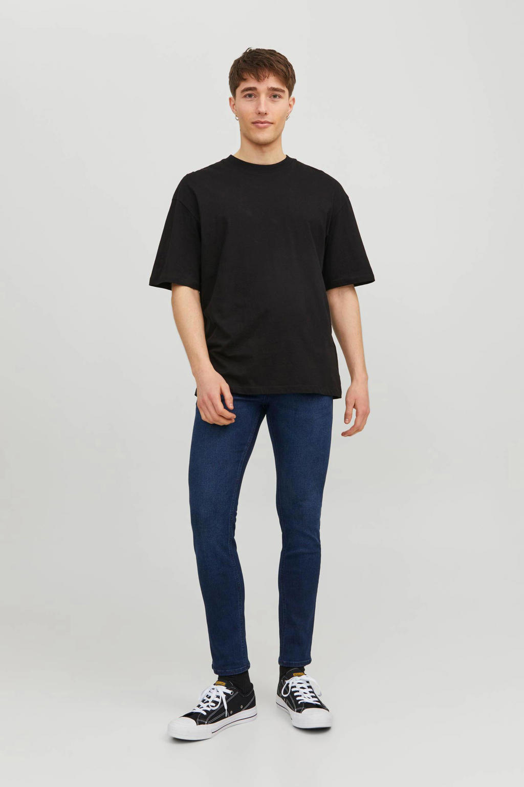 JACK & JONES JEANS INTELLIGENCE slim fit jeans JJIGLENN JJORIGINAL MF 775 blue denim