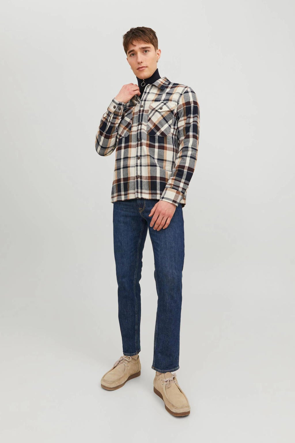 JACK & JONES JEANS INTELLIGENCE regular fit jeans - blauw