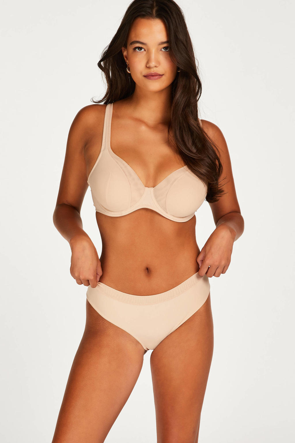Hunkemöller brazilian Mesh beige
