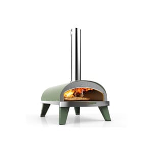 Pizza Oven Piana - Houtgestookt - met Thermometer - Eucalyptus - voor ø 30 cm pizza's - Roterende pizzasteen