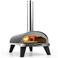 ZiiPa  Pizza Oven Piana - Houtgestookt - met Thermometer - Antraciet - voor ø 30 cm pizza's - Roterende pizzasteen