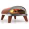 ZiiPa  Pizza Oven Piana - Gasmodel - met Thermometer - Terracotta - voor ø 30 cm pizza's - Roterende pizzasteen