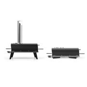 thumbnail: ZiiPa  Pizza Oven Piana - Houtgestookt - met Thermometer - Leisteen - voor ø 30 cm pizza's - Roterende pizzasteen