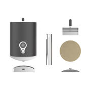 thumbnail: ZiiPa  Pizza Oven Piana - Houtgestookt - met Thermometer - Leisteen - voor ø 30 cm pizza's - Roterende pizzasteen