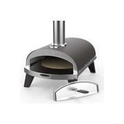 thumbnail: ZiiPa  Pizza Oven Piana - Houtgestookt - met Thermometer - Leisteen - voor ø 30 cm pizza's - Roterende pizzasteen