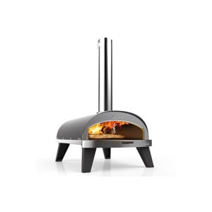 Pizza Oven Piana - Houtgestookt - met Thermometer - Leisteen - voor ø 30 cm pizza's - Roterende pizzasteen