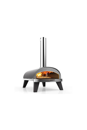 Pizza Oven Piana - Houtgestookt - met Thermometer - Leisteen - voor ø 30 cm pizza's - Roterende pizzasteen