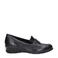 Ecco leren instappers donkerblauw