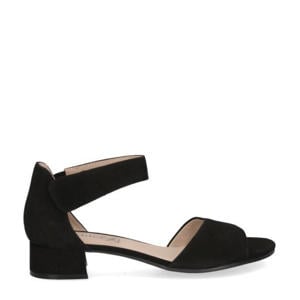 Carla suède sandalettes zwart