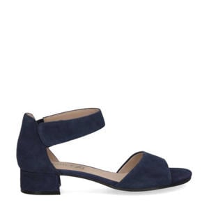 Carla suède sandalettes donkerblauw