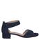 Caprice Carla suède sandalettes donkerblauw