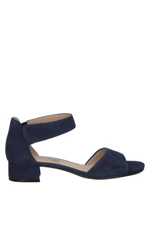 Carla suède sandalettes donkerblauw