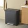 NOUS Living prullenbak - afvalscheiding - (30L + 30L) - mat zwart